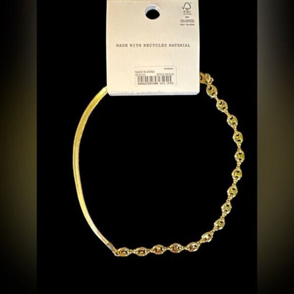 Madewell Necklace Womens 15-18 in Gold Plated Mixed Chain Dressy Fashion Jewelry - Picture 4 of 7